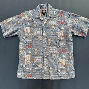 Harley Davidson Western Pearl Snap Shirt SMALL‎